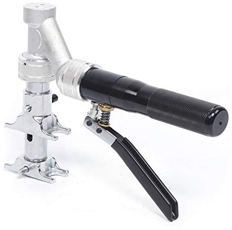 Presszangenwerkzeug Schiebehülsenwerkzeug Presszange Hydraulische Presswerkzeug Set 16mm-32mm,360° gedrehtAluminiumlegie,für Installation und Reparatur von Fußbodenheizungsrohren