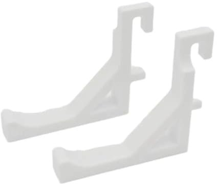 BeisDirect 2pc Wall Mount Stand Holder for Playstation Portal Handheld Console for SKADIS Hole Board Wall Mounting Bracket Base Stand Holder for PS Portal Accessories (White)