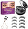 Faux Cils Magnetique 3D, Aux Cils Magnetique Naturel, Faux Cils MagnéTiques RéUtilisables, Pas De Colle Pas D'Eyeliner Avec Applicateur(4 Paires)
