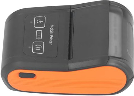 SEAFRONT Thermodrucker, 58 Mm, Tragbar, Kabellos, BT, 203 DPI, 90 Mm/s, Mini-Belegdrucker für Supermarkt, Restaurant