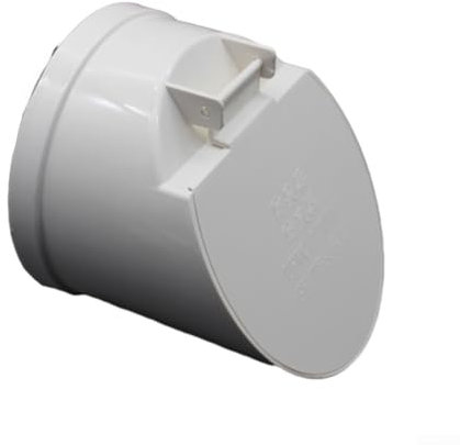 Jayruit Drenaje de suelo, PVC, blanco, 110 mm