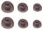 BeisDirect 3 pares de almohadillas de repuesto para auriculares JBL LIVE PRO 2 fundas de silicona LIVE PRO2, accesorios para auriculares Bluetooth (oro rosa)