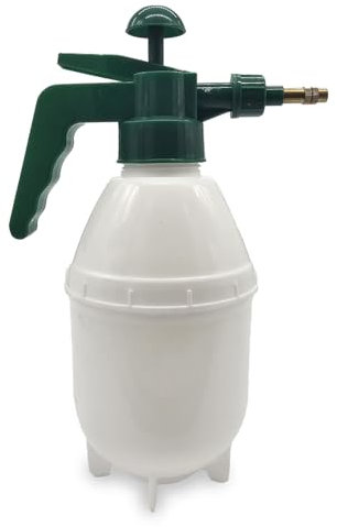 KUVIAS 1 Litre Portable Pump Action Pressure Sprayer - Heavy Duty Manual Garden Spray Gun Bottle Water Fertilizer Pressure Hand Pump Sprayer for Indoor Outdoor Gardening, Cleaning and Plant Watering