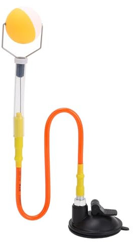 POENVFPO Entrenador de Pelota de Tenis de Mesa de PVC Ajustable con Ventosa, para Entrenamiento de Pong y Accesorio de Práctica