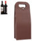 KICPUK Sac à vin, marron, Two bottle, Moderne