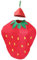 Yeory Disfraz de fruta Disfraz de comida de fresa creativa con ropa de cabeza lindo trajes de cosplay