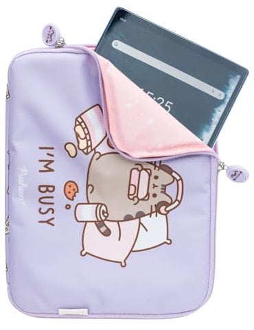 Grupo Erik - Housse pour Tablette Universelle Pusheen | Sacoche de Protection Zippée | pour appareils de 11 Maximum