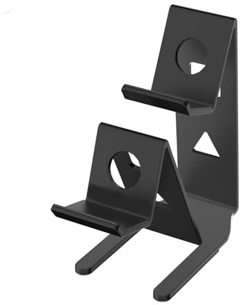 Alksubbm Controller di gioco Supporto in metallo Gamepad Holder Gaming Accessorio Desktop per Cellulare