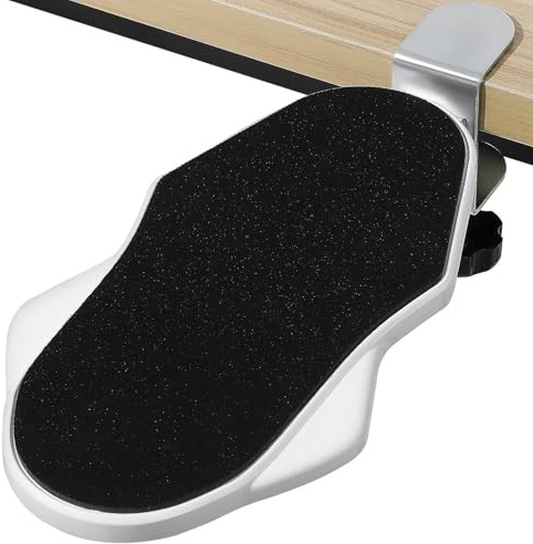 Gadpiparty Rallonge de Bureau Pliable Repose Bras Ergonomique en Abs et Fer, Angles Réglables pour Station de Travail Confortable et Support Main Adapté au Gaming