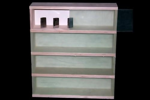 Alsino V-27 Vitrine für ZIPPO, Mineralien,Miniflasche,Regal … B00469SQLQ - Farbe: Beige