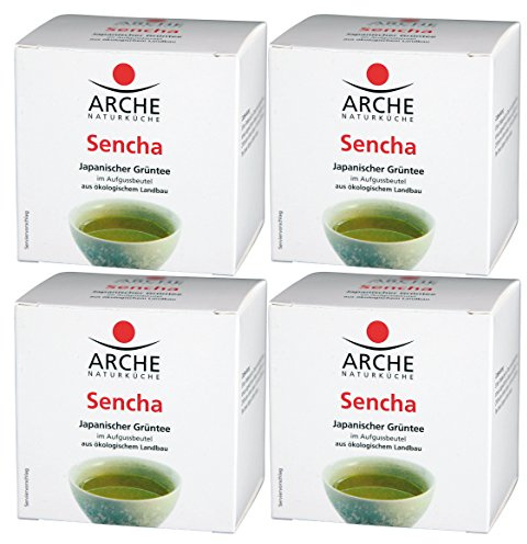 Arche Sencha 10 Beutel a 1,5 g Bio Tee, 4er Pack (4 x 15 g)