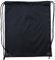 iEverest Gym Sac à Cordonnet Sac à Dos Unisexe Sac de Sport Natation Eau Sac Résistant/PE Sac Kit Sac D'école Sac à Dos Gymnastics Parfait pour L'école Sport Plage Livres et Voyage (Noir)