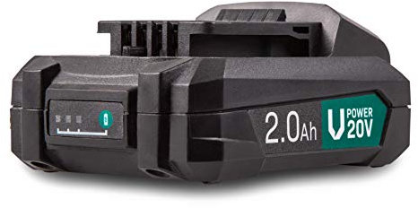 VONROC Batería VPower 20V – Ión-Litio de 20V - 2,0Ah