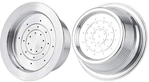 logozoee Reusable with spoon and brush Coffee capsule cup, coffee capsule, corrosion resistance LAVAZZA A MODO MIO ESPRIA Fit LAVAZZA A MODO MIO JOLIE