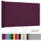 Lingle888 Balkon Sichtschutz PB2 PES blickdichte Balkonumspannung mit Ösen und Kabelbinder 8 Tage geliefert - in div.20 Größen & 14 Farben 420D(Weinrot,0.9x10m)