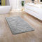 Paco Home Badezimmerteppich Badematte Badteppich Badvorleger Duschvorleger Waschbar Flauschig Memory Foam 3D Effekt, Grösse:65x120 cm, Farbe:Grau 4