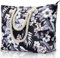 KALIDI Große Strandtasche mit Reißverschluss Wasserdicht Badetasche Strandtasche XXL Familie Beach Tote Bag mit Reißverschluss Große Shopper Damen Sporttasche Schultertasche, Blumen