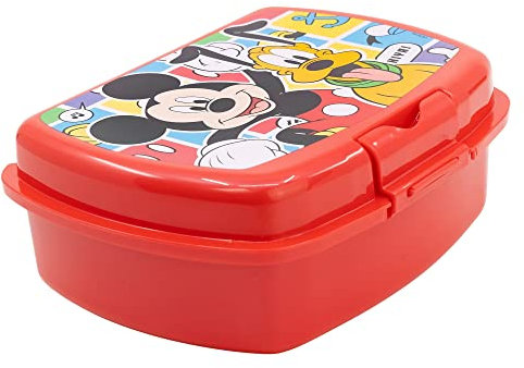 Fiambrera infantil con cierre de seguridad de Mickey Mouse