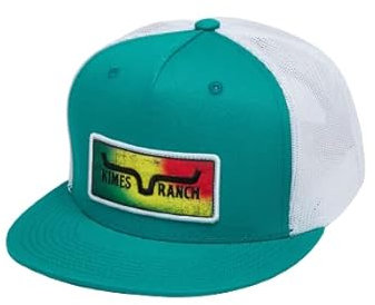 Kimes Rench Verstellbare Snapback Hut Decke Trucker Cap, Blaugrün/Ein Hauch von Paradies (Trace of Paradise), Einheitsgr��e