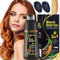 Donubiiu Chao Canas Shampoo Super Bonita, Herbal 3-in-1 Haarfarbe Shampoo für Frauen und Männer, Schwarz, Kastanie