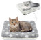Cat Bed for Indoor Cats Washable Flat Kitten Bed Blanket Soft Warm Pet Pad for 18 inch Cage Small Dog Bed Mat Mattress Puppy Crate Pillow Reversible Extra Small 45x37cm