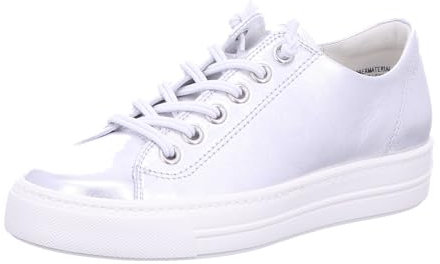 Paul Green Damen Schnürhalbschuh in Silber/Platin - Gr. 36