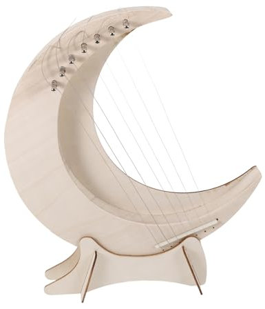ibasenice 1ensemble Lyre Harp Instrument De Musique Portable Pour Débutants Avec Base Lyre Et Pratique Pour Musiciens Amateurs
