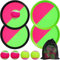 wokar Klettballspiel - Klettballspiel für Kinder ab 3 4 5 6, Fangballspiel mit 4 Fangscheiben 4 Bälle, Outdoor Spiele für Kinder Wurf- und Fangspiel, Outdoor Spielzeug Gartenspielzeug Draußen