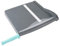A4 Massicot Coupe Papier Manuel avec Protection de Sécurité et Verrouillage de lame, Cisaille Guillotine pour Papier Photos Carton, Professionnel Coupe Papier Cutter Capacité 16 Feuilles, Gris