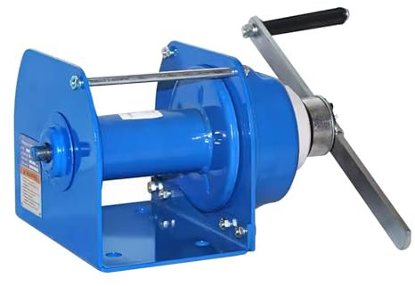 Treuil manuel 3 tonnes pour remorque, bateau, VTT, UTV, avec câble en acier de 33/66/98/131 pieds, étanche, petit treuil de remorquage, treuil à manivelle robuste avec crochet (taille : 6 600 lb (cor