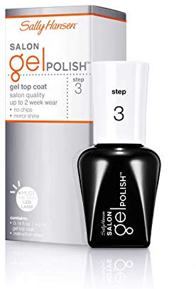 Sally Hansen Salon Pro Gel, Pro-Gel Top Coat, 0.14 Fluid Ounce