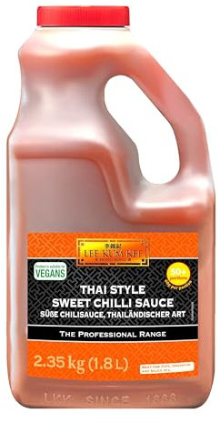 Lee Kum Kee Süße Chilisauce – Fruchtig-milde Chilisauce thailändischer Art – PET-Flasche – 1 x 1,8 l