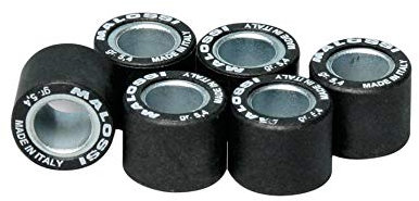 GALET SCOOT MALOSSI 15x12 3,7g (x6) POUR MBK 50 BOOSTER, NITRO, OVETTO, STUNT-YAMAHA 50 BWS, AEROX, NEOS
