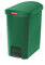 Rubbermaid Commercial Products Products 1883583 Slim Jim Step On collecteur à pédale en résine version etroite 30L - Vert