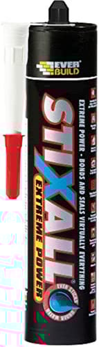 Everbuild Stixall Extreme Power Hybrid Polymer Grab Adhesive Sealant Clear