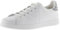 Victoria Basket Basse Tenis Cuir & Arrière Pailleté & Logo Perforé 1125104 pour Femme Antracita 36