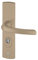 Bricard 9920191 Ensemble de Poignées Blindées sur Plaque EMUST Béquille pour Porte d’Entrée (pour Cylindre Européen), Coloris Ambre