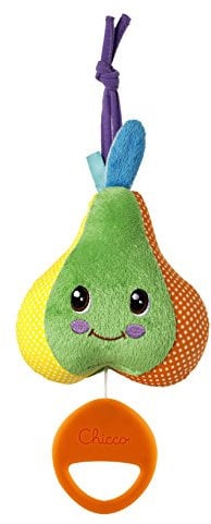 Chicco Pera Musical - Carillón Bebés De Pera Musical con Dulces Nanas, Ideal para Cunas, Juguetes para Bebés y Recién Nacidos, Acompaña al Bebé a Dormir, Multicolor, A Partir de 0 Meses