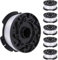 MaYuLa 6pcs Ersatzspule Rasentrimmer Einzelfadenspule Fadenspule ST5530 Spulen für Black Decker Rasentrimmer Ersatzspulen STC1840 Spule STC1820CM STC1820PC STC1820EPC（10m）