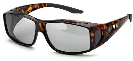 LVIOE Unisex Photochromes Polarisiert Sonnenbrille Brille Überbrille für Brillenträger, Fit-over Polbrille für Herren und Damen
