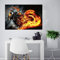 N / A Dekorative Drucke aus Leinwand Ghost Rider Marvel Movie Leinwand Malerei Nordic Poster und Drucke Dekorative Wandkunst Bilder für Wohnzimmer Home Decor HD-40x60cm
