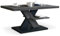 Viosimc Couchtisch, Moderner Wohnzimmertisch, Modern Möbel Wohnzimmer, Kaffeetisch, Sofatisch mit Großer Ablage, Beistelltisch für Tee und Kaffee – Coffee Table for Living Room - Stahl & Schwarz