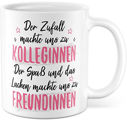 Kollegin Tasse: Kolleginnen & Freundinnen Spruch, Büro Geschenk für Arbeitskollegin zum Geburtstag oder Abschied, Kaffee-Becher Arbeit Job Lieblingskollegin Kaffeetasse Geschenkidee