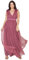 Maya Deluxe Damen Maya Deluxe Ruffle Shoulder Maxi Dress Brautjungfernkleid, Desert Rose, 50 EU