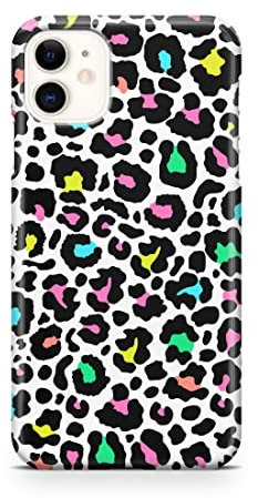 iCaseDesigner Animal Print Phone Case Compatible with iPhone 11 Pro. 12. Bright Leopard Print