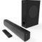 MAJORITY Bluetooth Soundbar with Subwoofer | 100 Watts TV Soundbar | 2.1 Stereo Sound Bar with Optical, RCA, USB, AUX Playback | Bowfell Plus Sound Bar