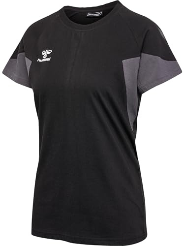 hummel T-Shirt S/S Raglan Sleeves Hmltravel Multisport Women's Size Black