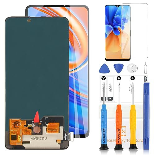 Pantalla OLED para Xiaomi Redmi K20/K20 PRO Reemplazo de la pantalla para Mi 9T/Mi 9T PRO LCD y Touch Screen Digitizer Assembly Cristal de repuesto Herramientas (negro)