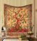 Wandteppiche, Baum des Lebens, Wandteppich, Wandbehang für Schlafzimmer, 213X228 cm, gelber Wandteppich aus indischer Baumwolle,Strandüberwurf,Bohemian Decke für Zuhause, Wohnzimmer, Dekoration