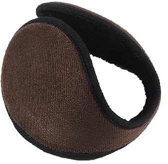 DUHGBNE Unisex-Ohrenwärmer, verstellbar hinter dem, ultraweiches Ohr Bart Weicher compatible with Machen (Khaki, One Size)